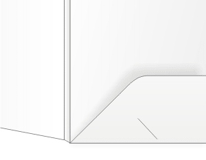 spine of the presentation folder