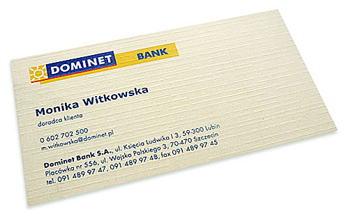 wizytówki fakturowane
